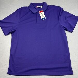 NWT Clique Polo Men's XL Malmo‎ Pique Purple Short Sleeve Golf Shirt